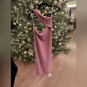 Miss Circle Sparkle One Shoulder Dress